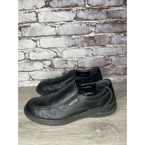 Mephisto Air-Jet Davy Black Leather Loafers Comfort Shoes Men’s Sz 10.5M US/44EU main image 12